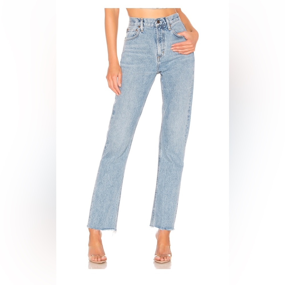 AGOLDE Cherie High Rise Straight Jeans